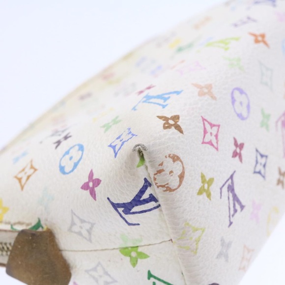 LOUIS VUITTON Monogram Multicolor Pochette Cosmetic Pouch M47354 LV Auth yk1189 - Picture 10 of 16